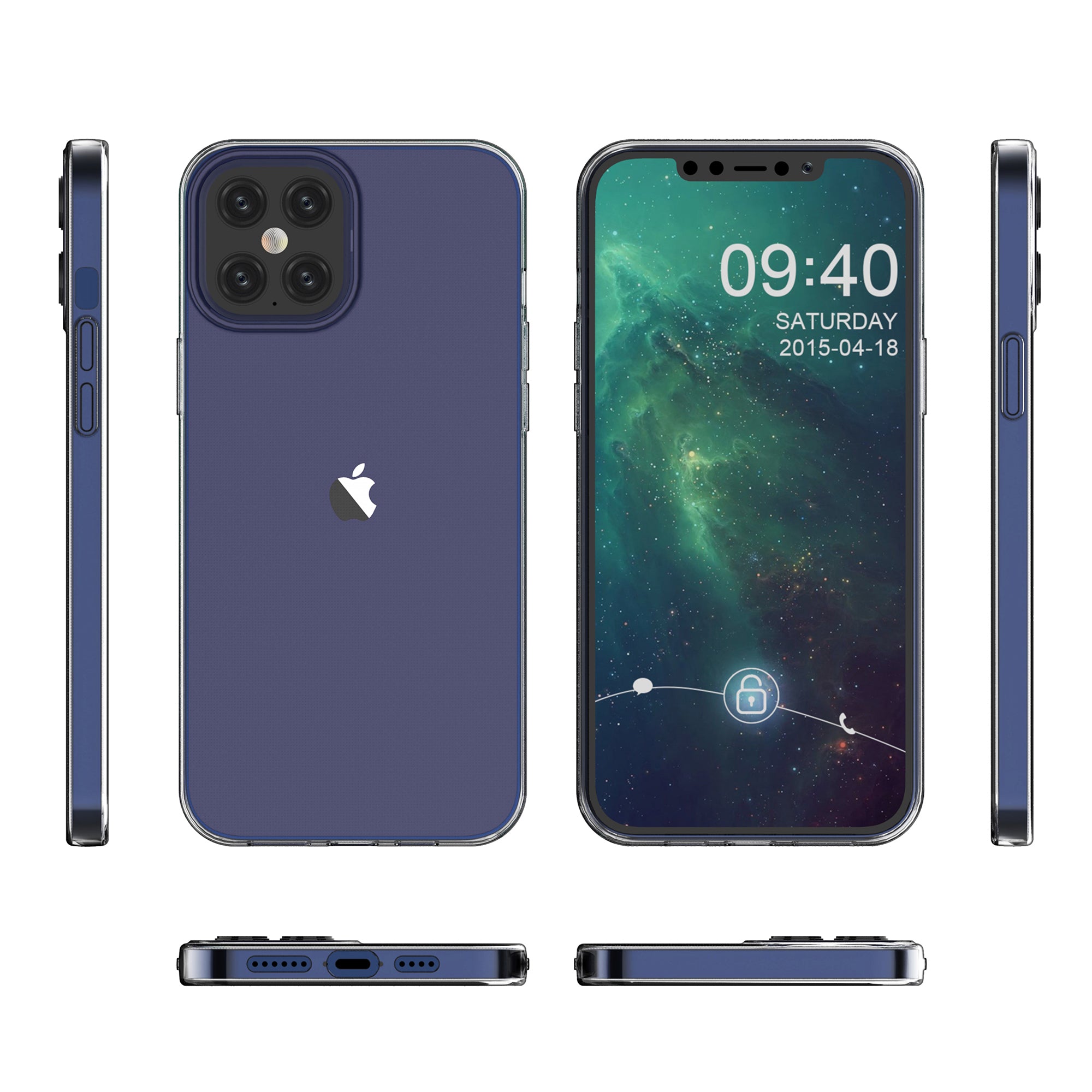 Ultra Thin Clear TPU Phone Cover for Apple iPhone 12 Pro Max 6.7 inch Ultra Thin Clear TPU Phone Cover for Apple iPhone 12 Pro Max 6.7 inch